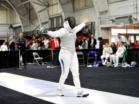 Nittany Lion fencer