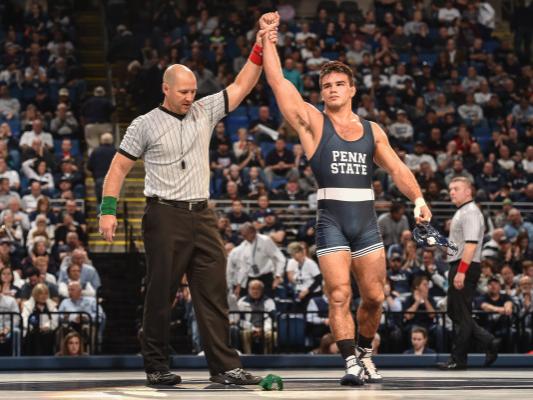 Penn State wrestler declared winner