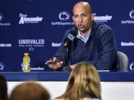 James Franklin at press conference
