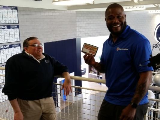 Robinson visits Penn State