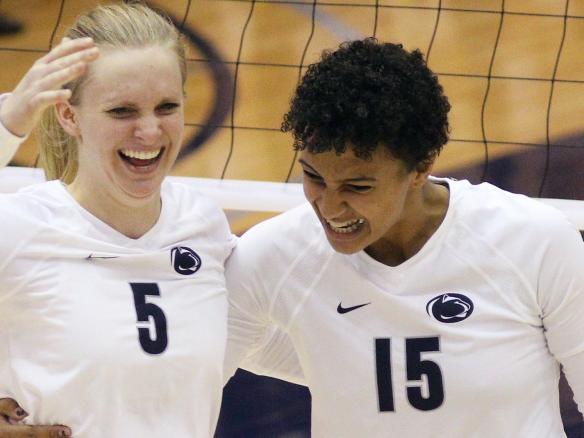 Frantti and Washington celebrate