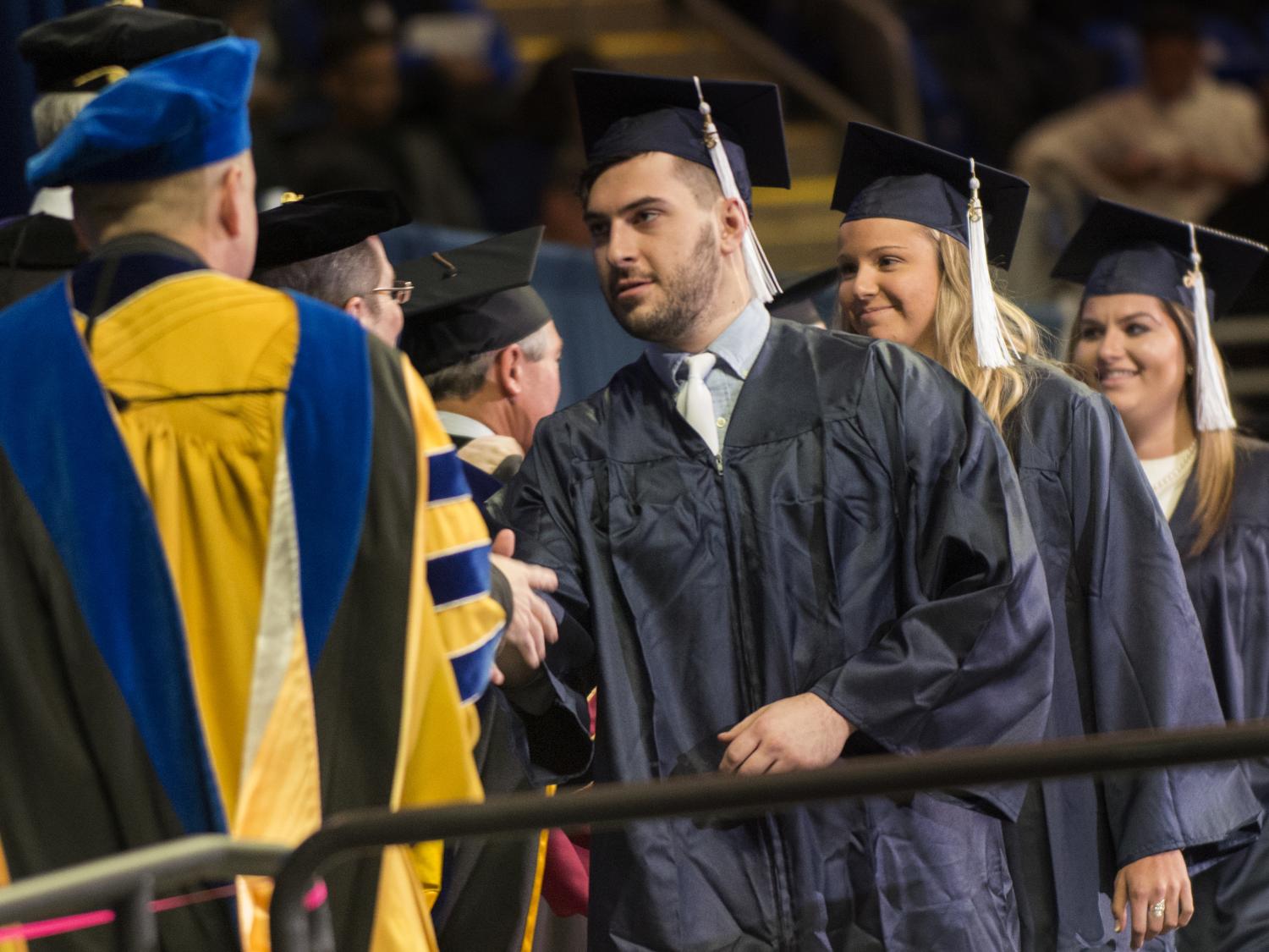 Graduates at Bryce Jordan Center