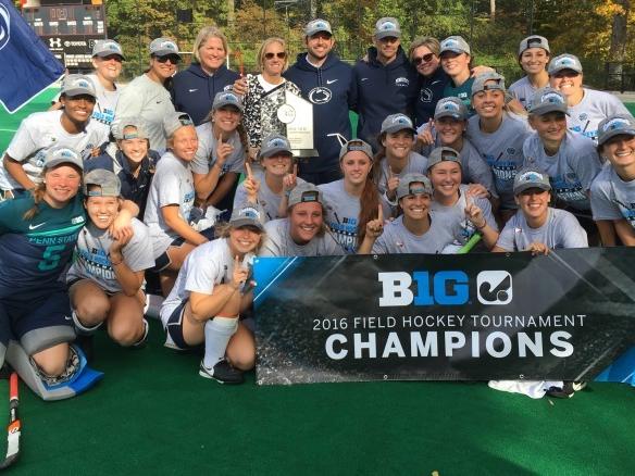 Field hockey team celebrates