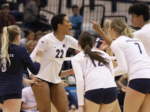 Women's team celebrates