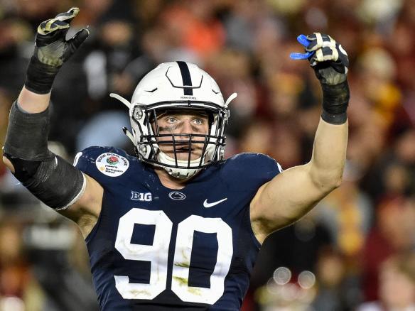 Sickels celebrates at Rose Bowl