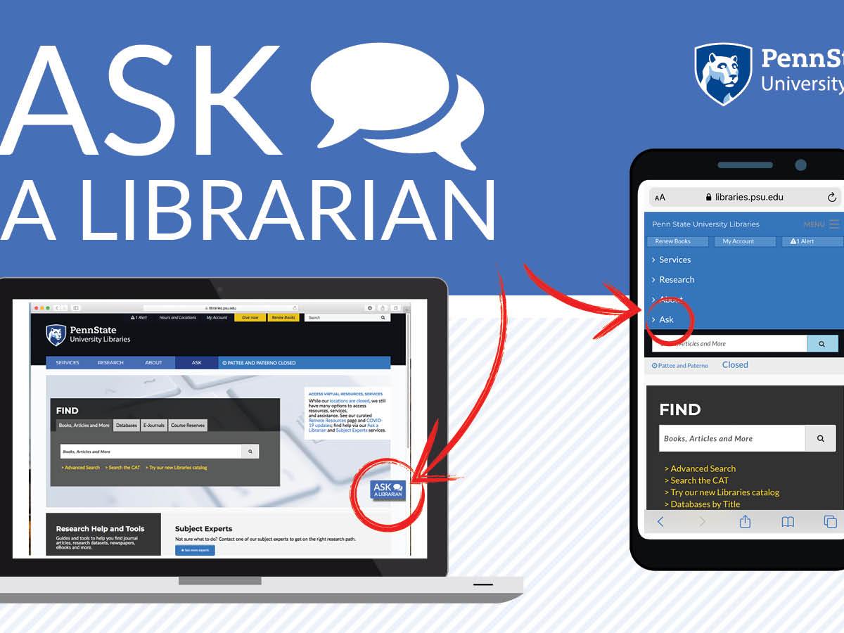 “Ask a Librarian” campaign