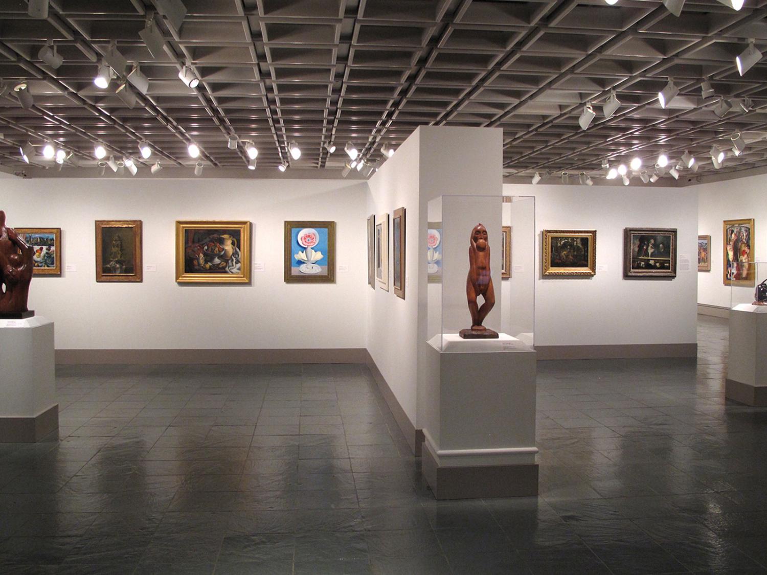 Updated gallery at Palmer Museum of Art