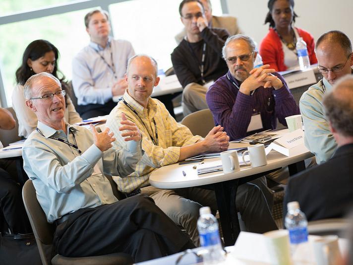 The management conference provided faculty members from prominent institutions the opportunity to exchange ideas.