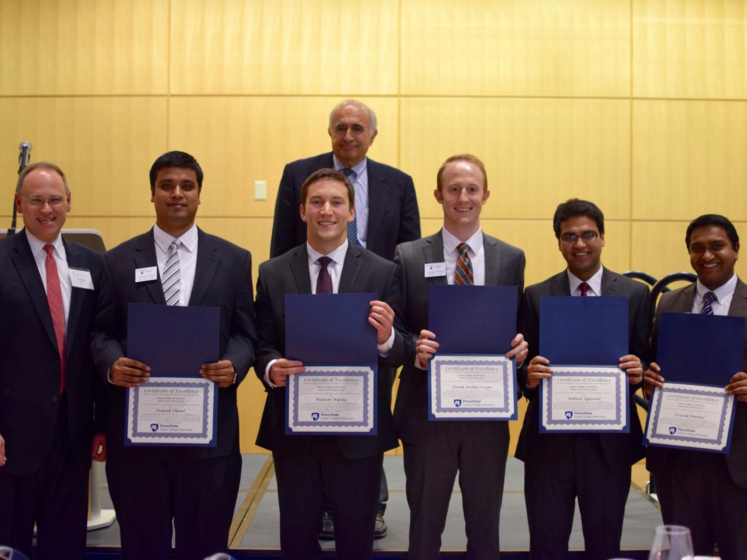 A team of Smeal MBAs placed third at the second Smeal MBA Sustainability Case Competition.