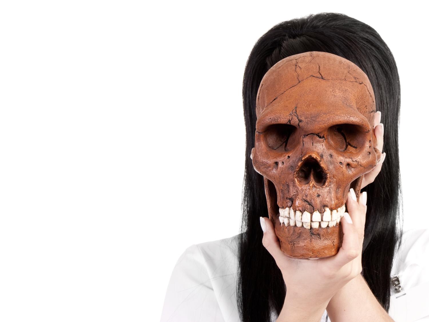 skull instead of face
