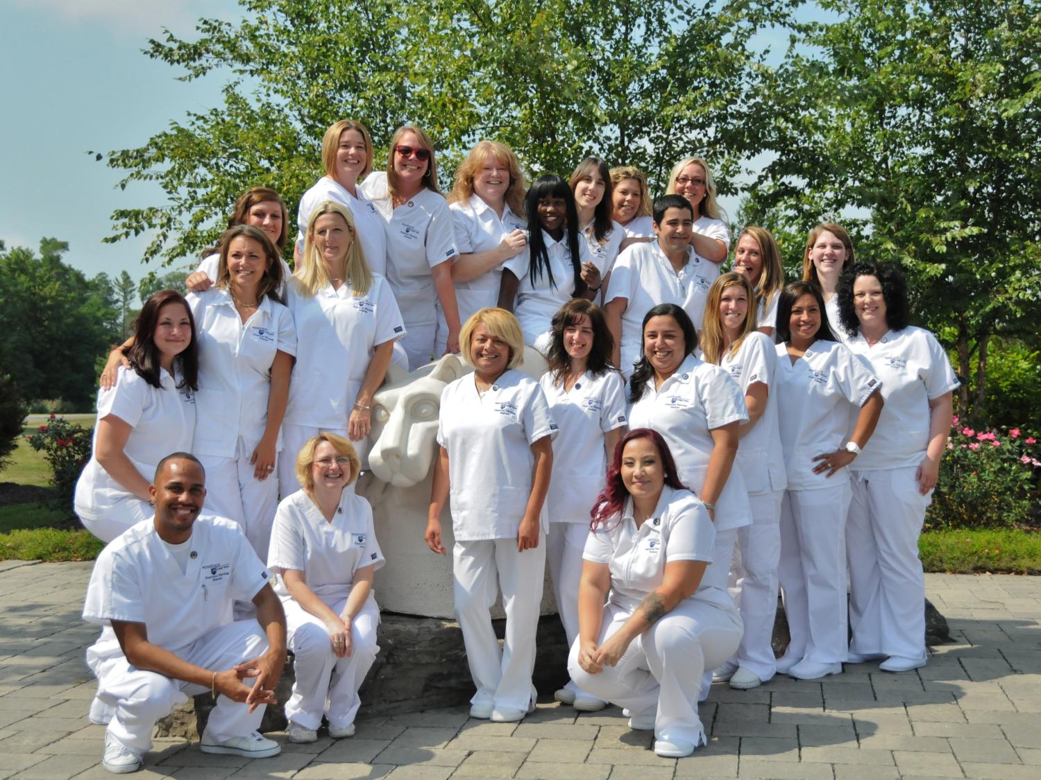 The Penn State Lehigh Valley Practical Nursing graduating class of 2014.