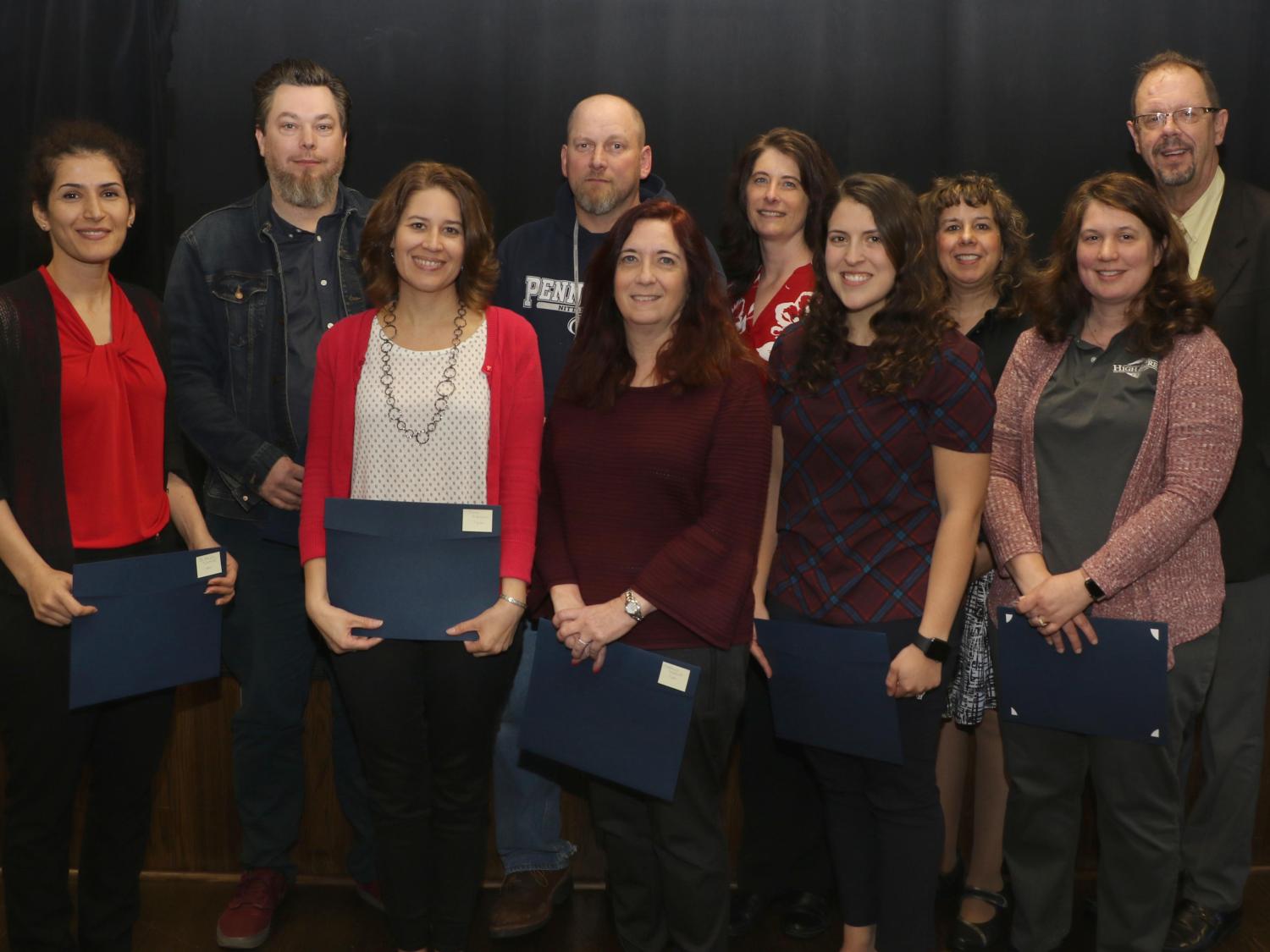Penn State Hazleton employees mark one year of service