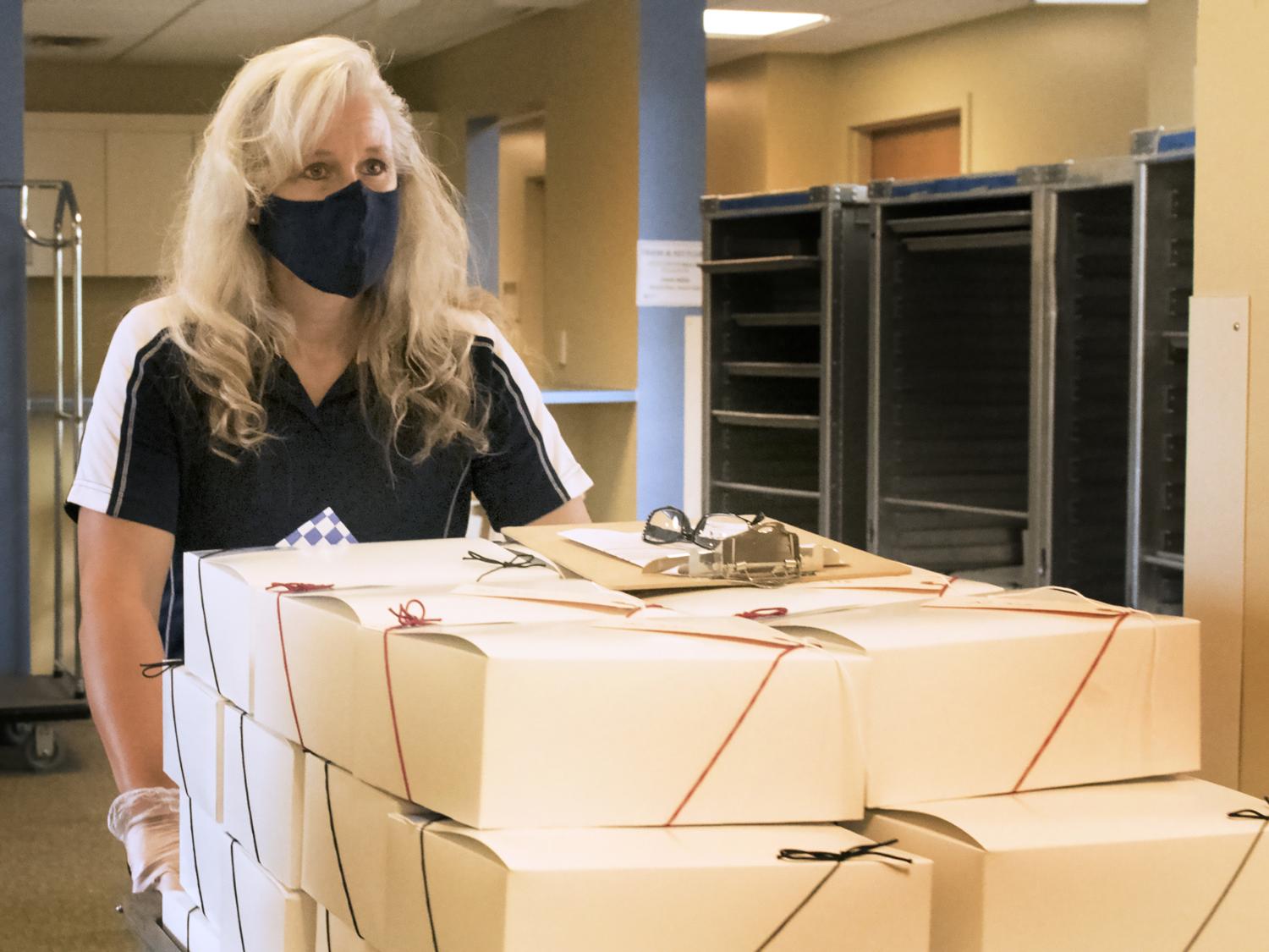 COVID volunteers' lunch