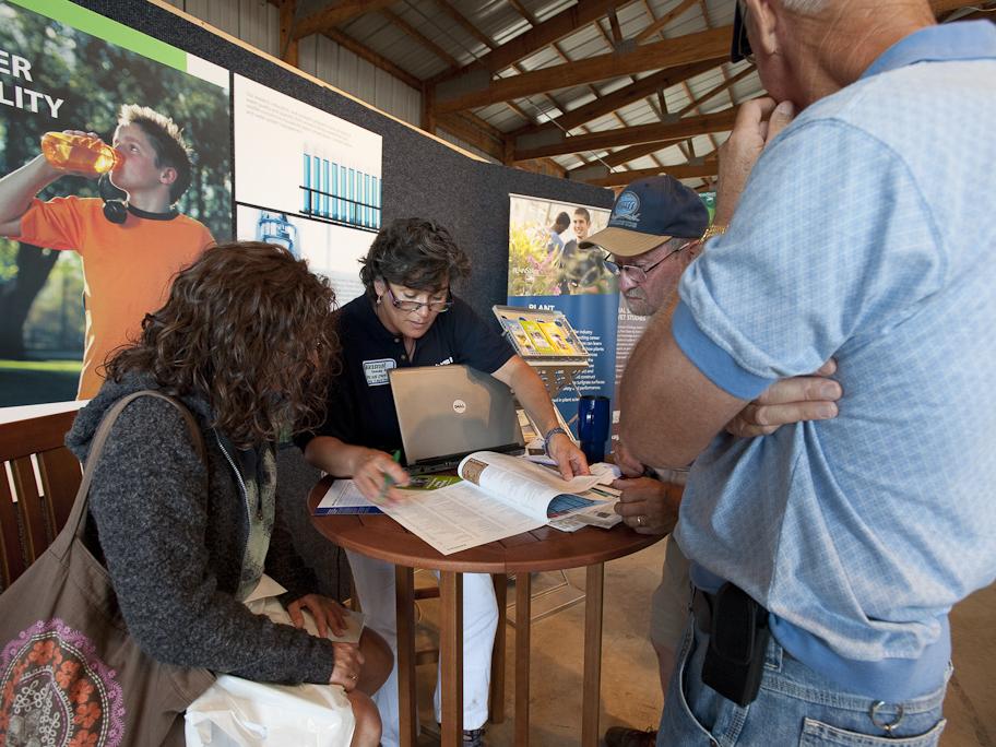 Ag Progress Days College Bldg exhibit