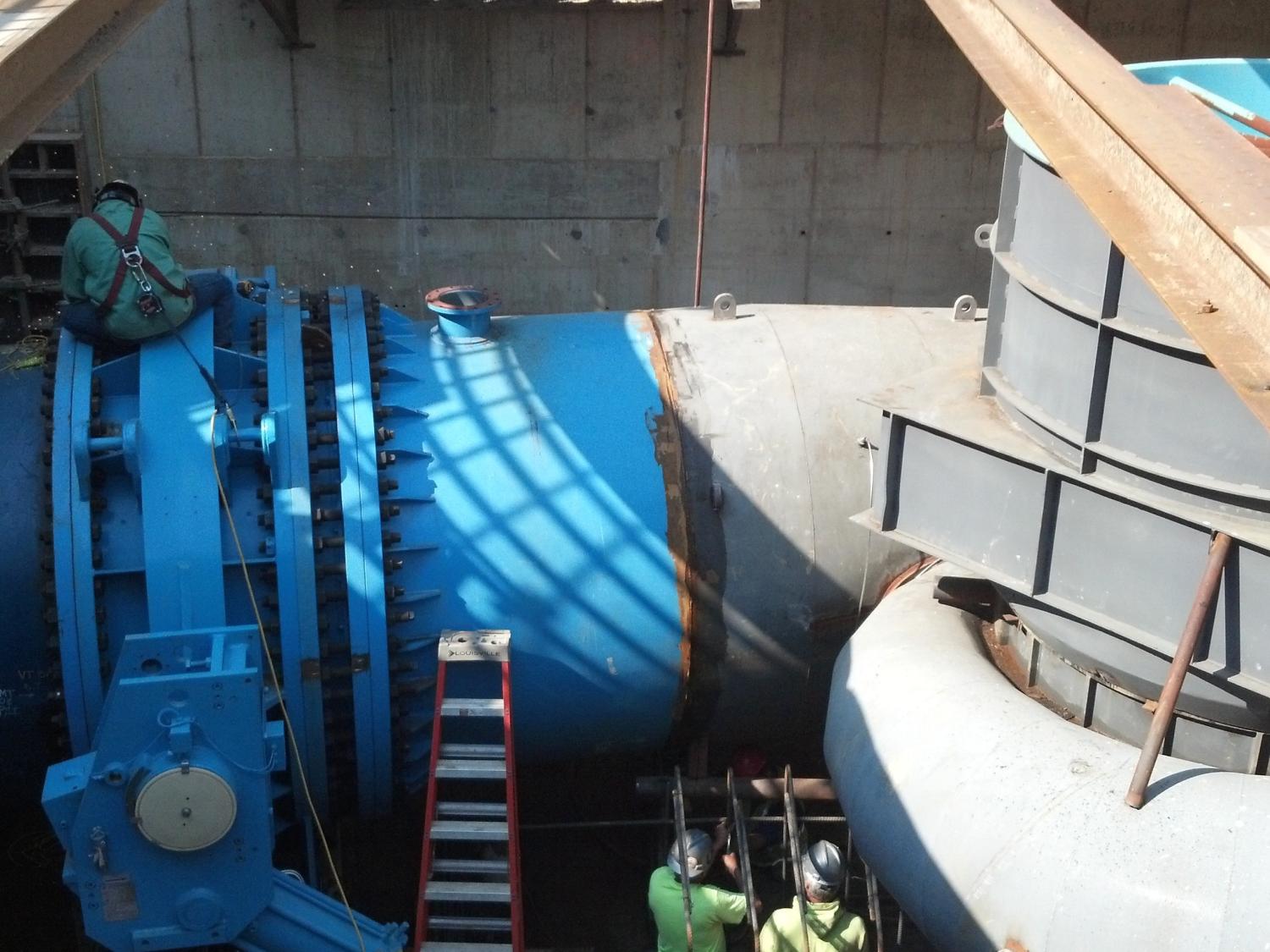 Engineers connect the old with the new at the Mahoning Creek Hydroelectric facility.
