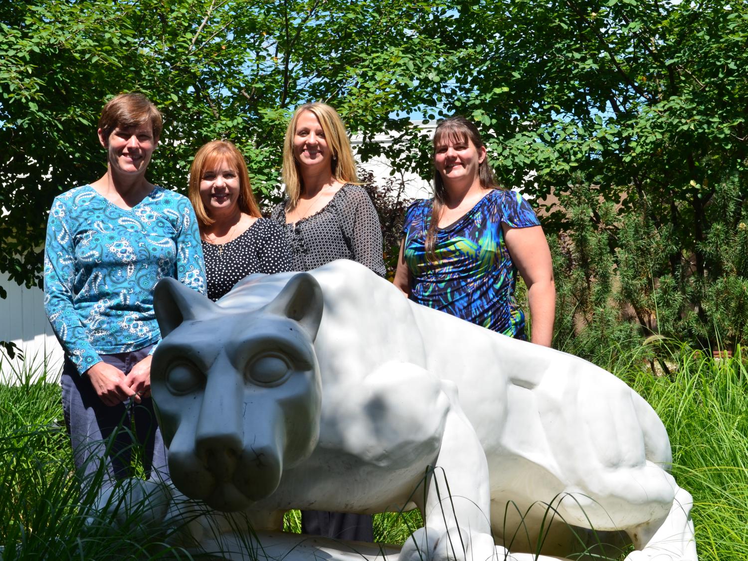 From L to R: Dr. Kathy Shaffer, Dr. Joan Humphrey, Mrs. Tammy Diven, and Dr. Tamyra d'Artenay