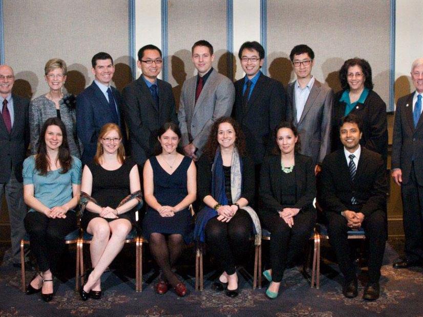 Graduate students who received the 2014 Penn State Alumni Association Dissertation Award