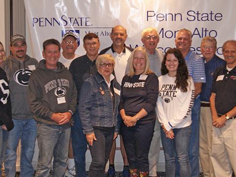 Mont Alto alumni at tailgate.
