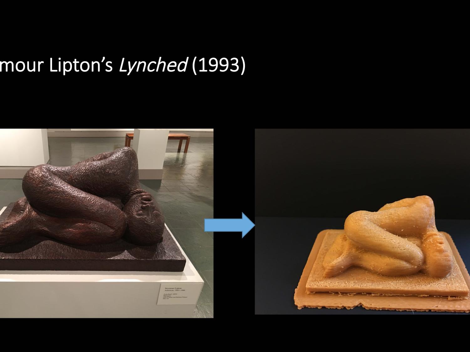 Image shows original art on left, 3D version on right
