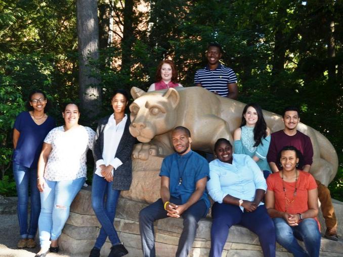 Students from the 2017 Emerging Scholars Summer Mentor Program
