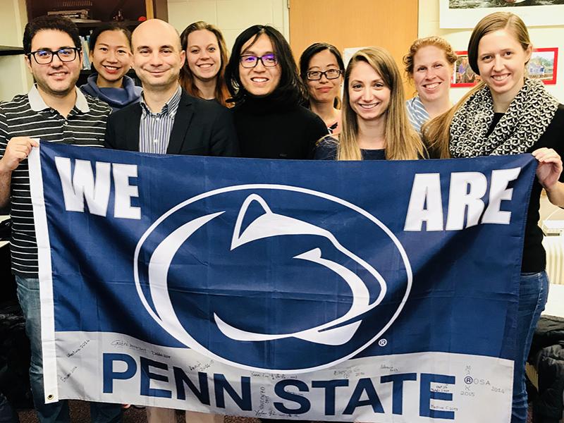 Members of Penn State’s Geoinformatics and Earth Observation laboratory (GEOlab)
