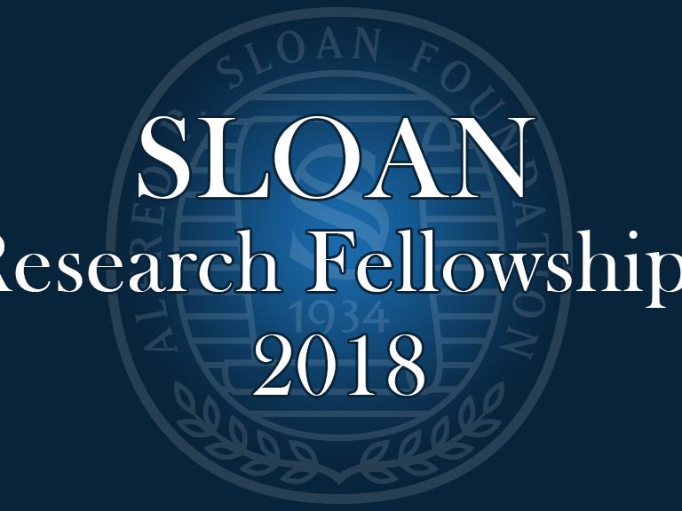 Sloan Research Fellowships 2018 banner