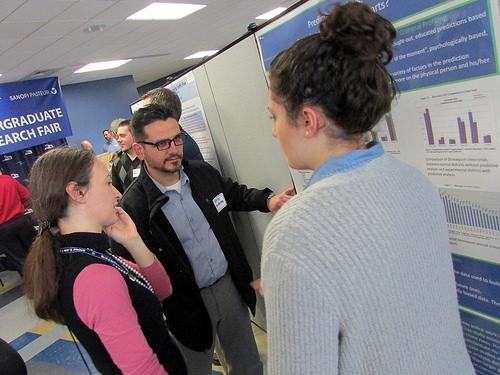 participants at last year's research fair