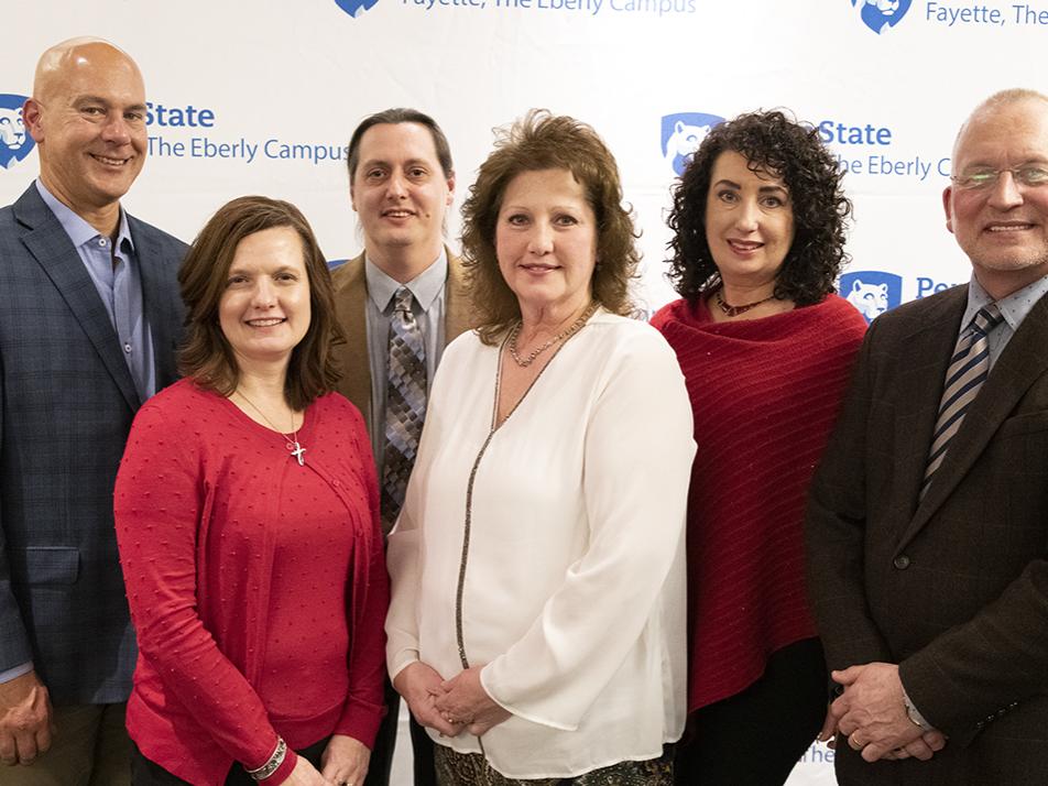 From left to right: Pennsylvania State Senator Pat Stefano, Pamela Pologruto, Nathaniel Bohna, Sherry Scully, Lori Omatick, and Charles Patrick