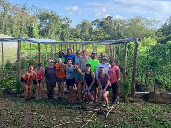  Penn State Shenango student and staff with Mayan native Noemi Romero