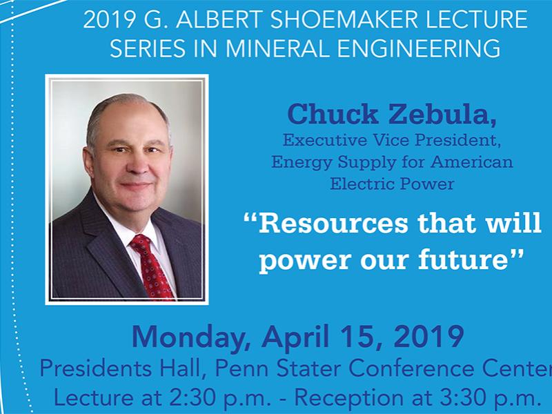2019 G. Albert Shoemaker Lecture Flyer