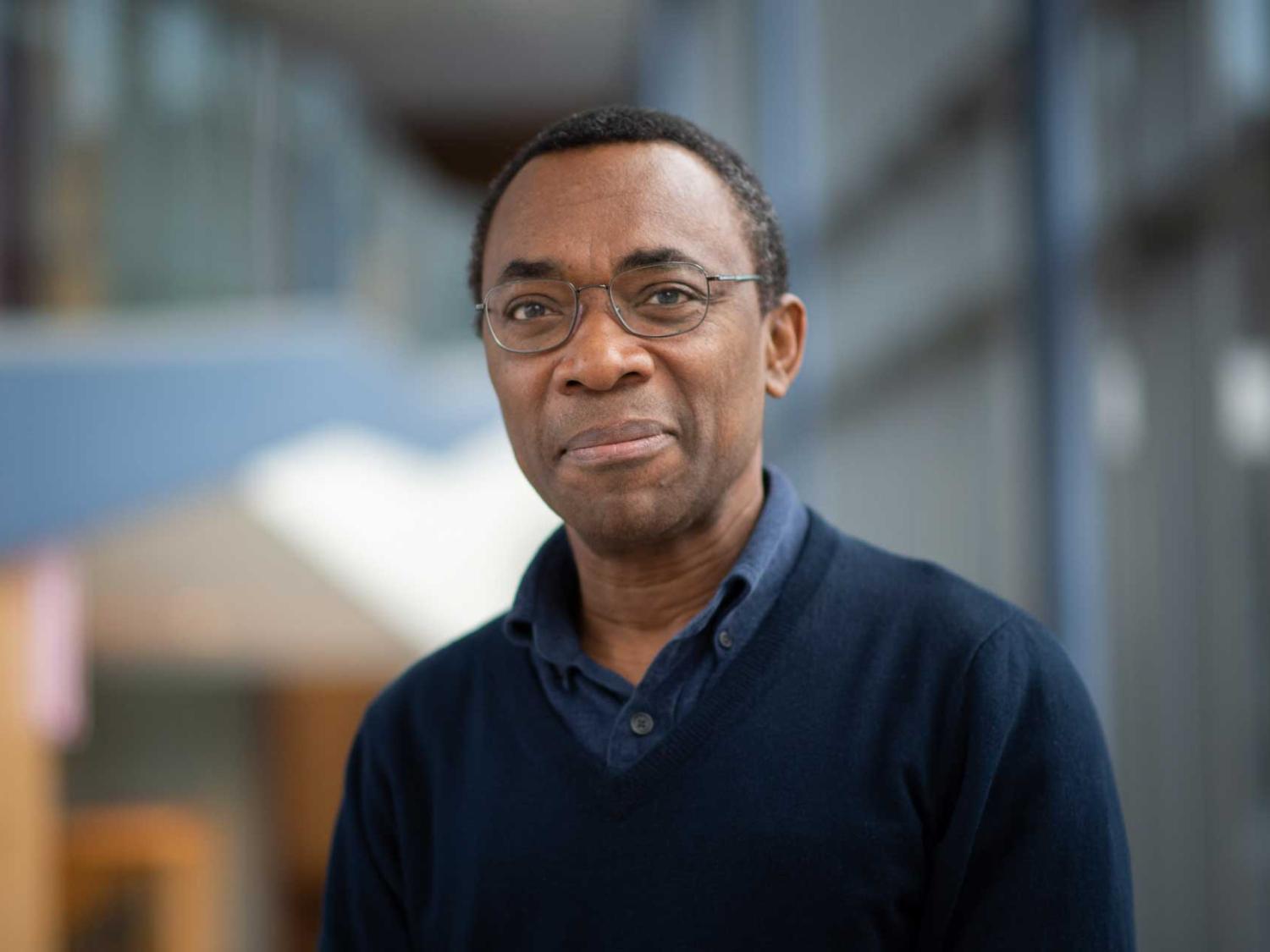 Richads in long hallway