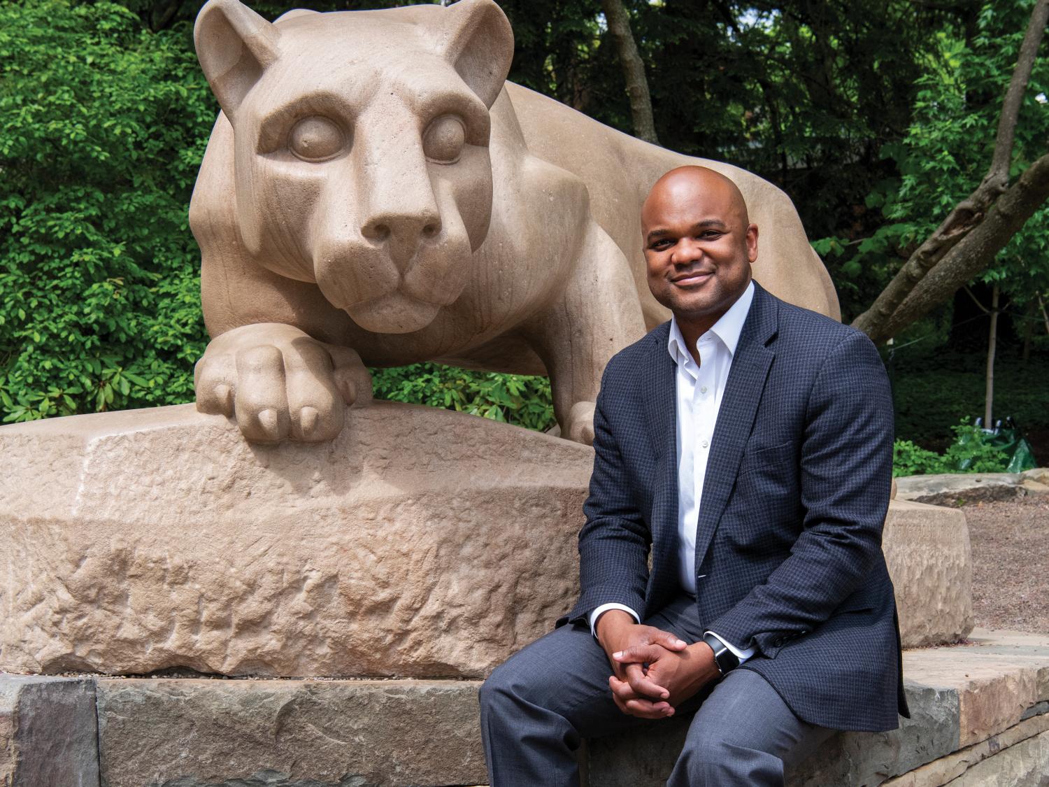 Paul Harris at Nittany Lion Shrine