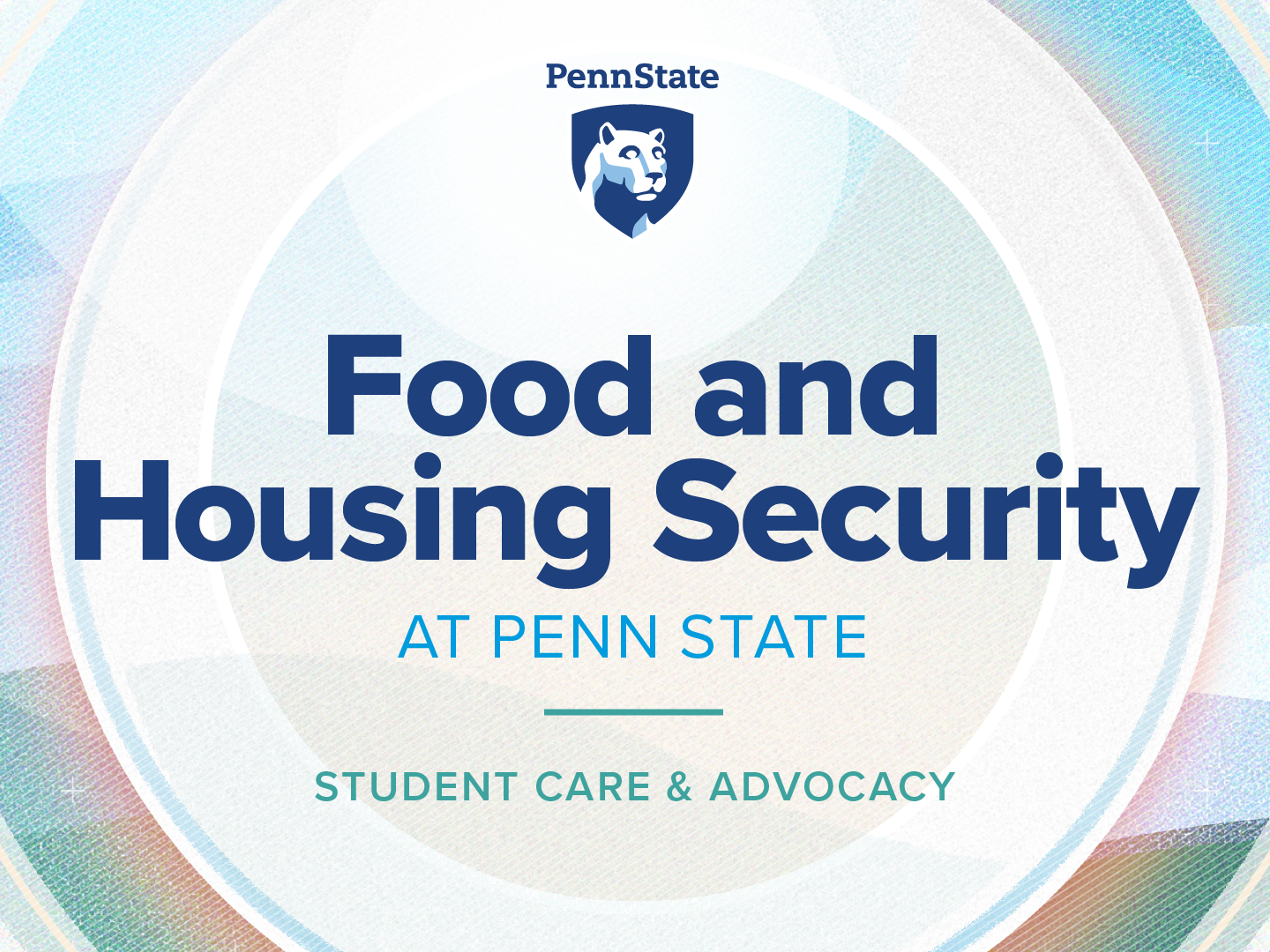 Food and housing security at Penn State