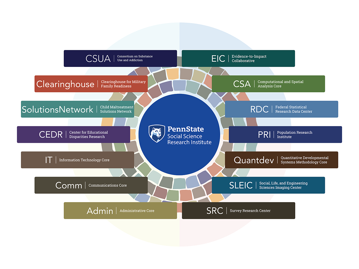 Social Science Research Institute organizational chart