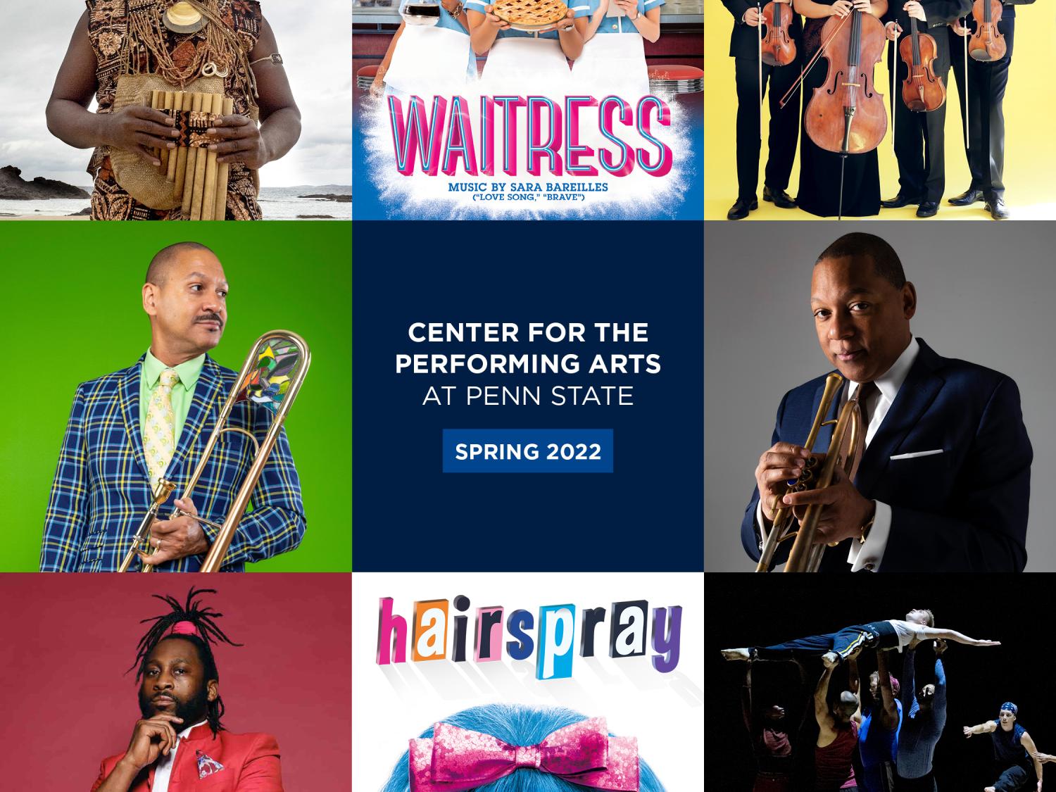 The Center for the Performing Arts announces its spring 2022 season.