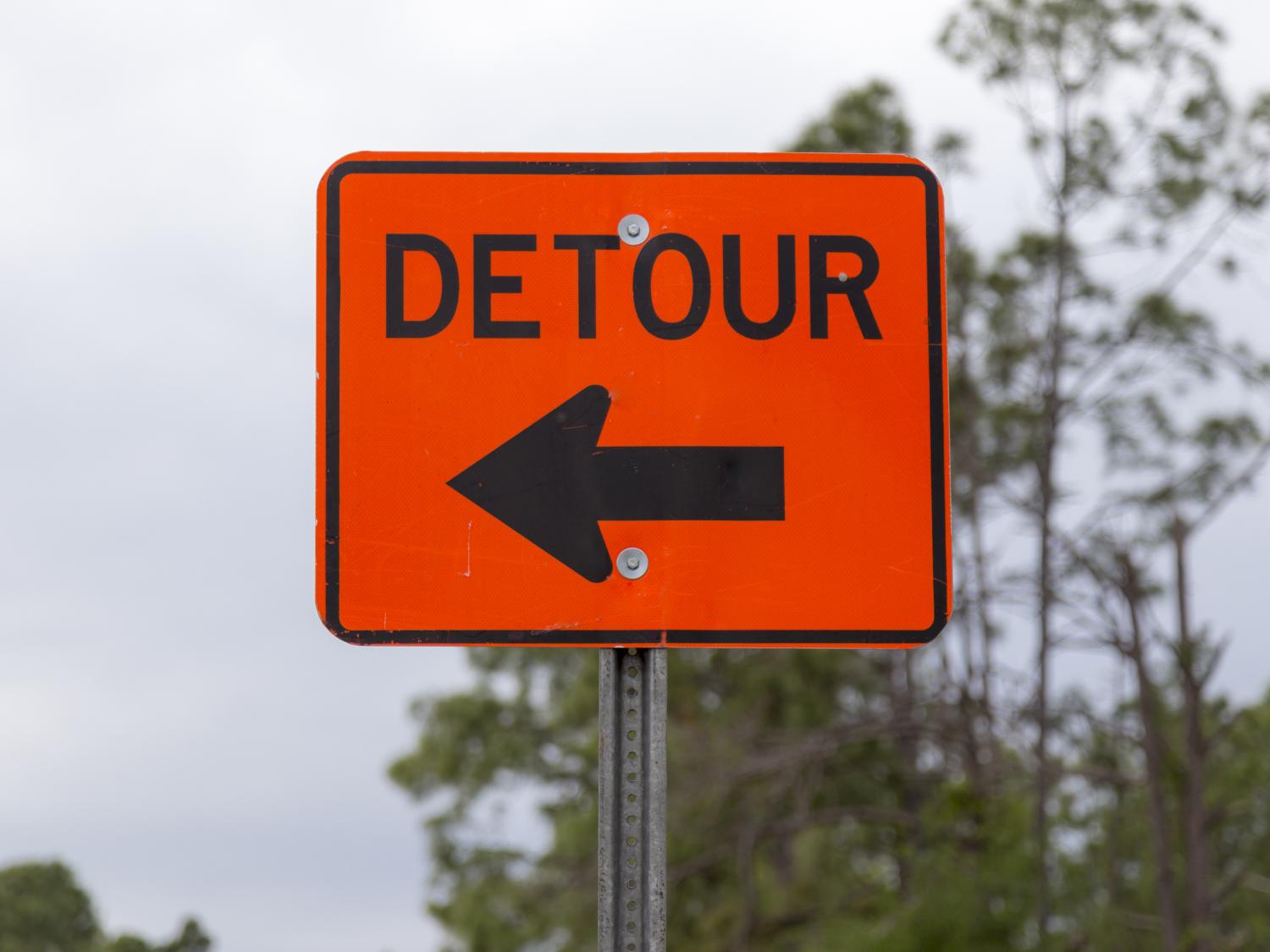 Detour sign