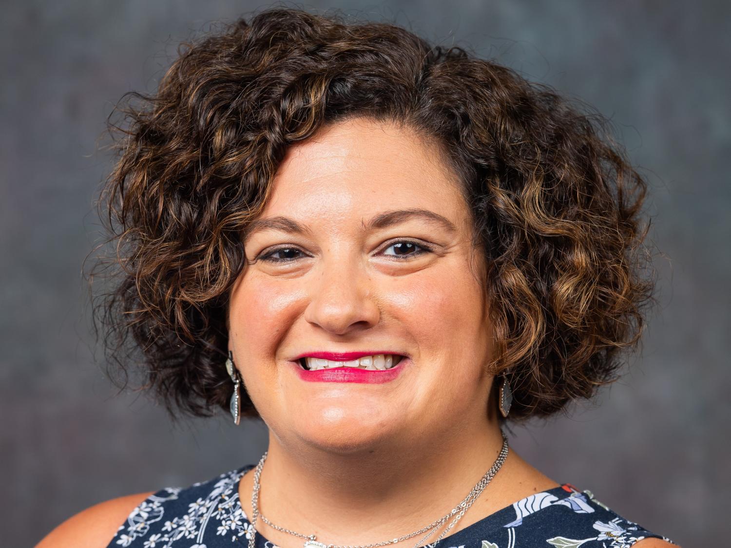 A portrait of Emily Cassano, assistant teaching professor of music, theater and visual arts at Penn State Behrend
