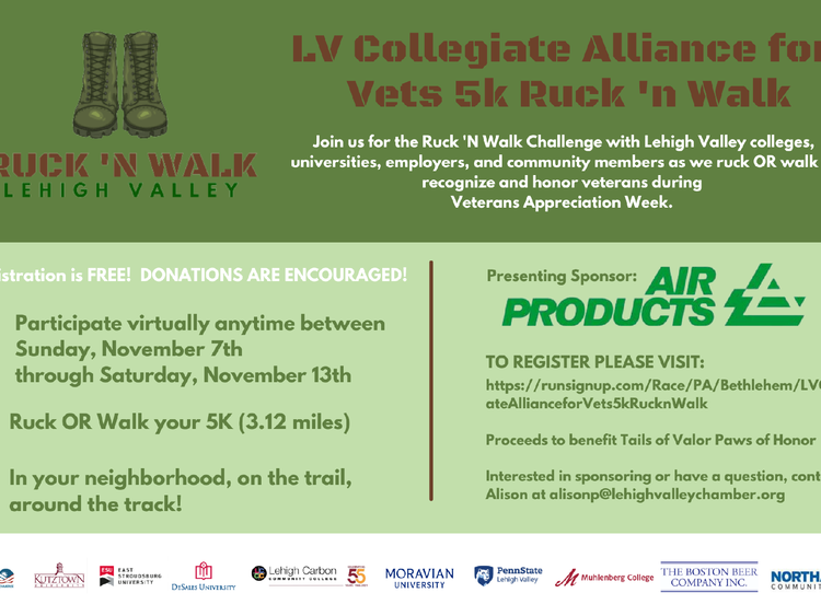 Flyer for Ruck 'n Walk 