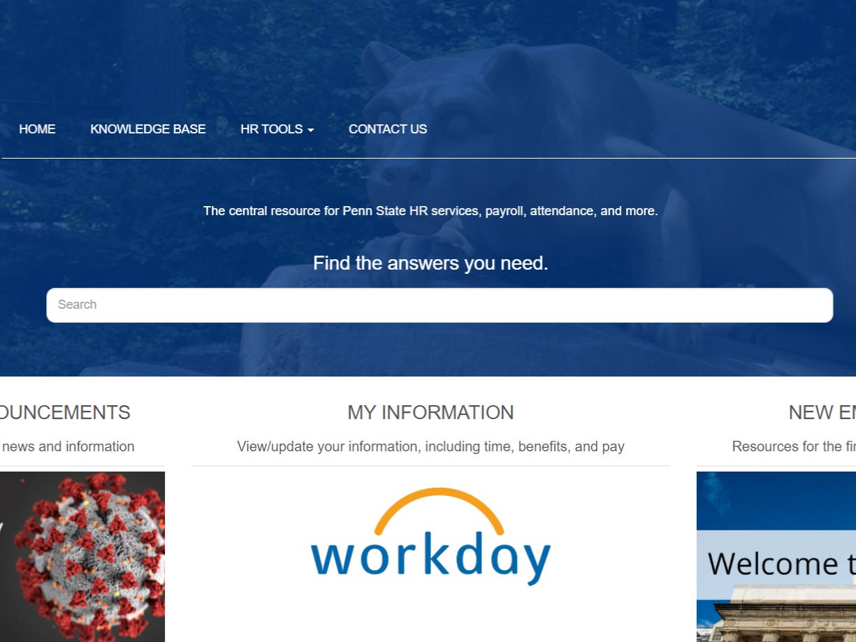 Image of the WorkLion homepage