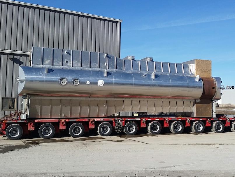 Heat Recovery Steam Generator on a truck