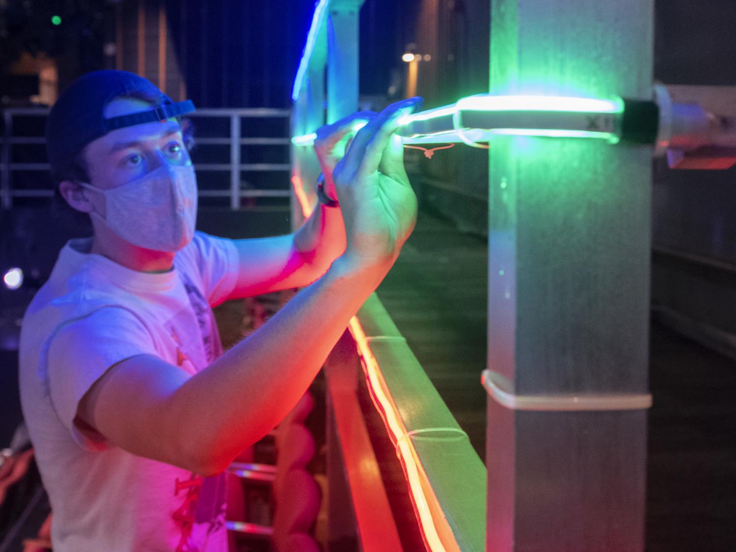 lighting designer works at theatre