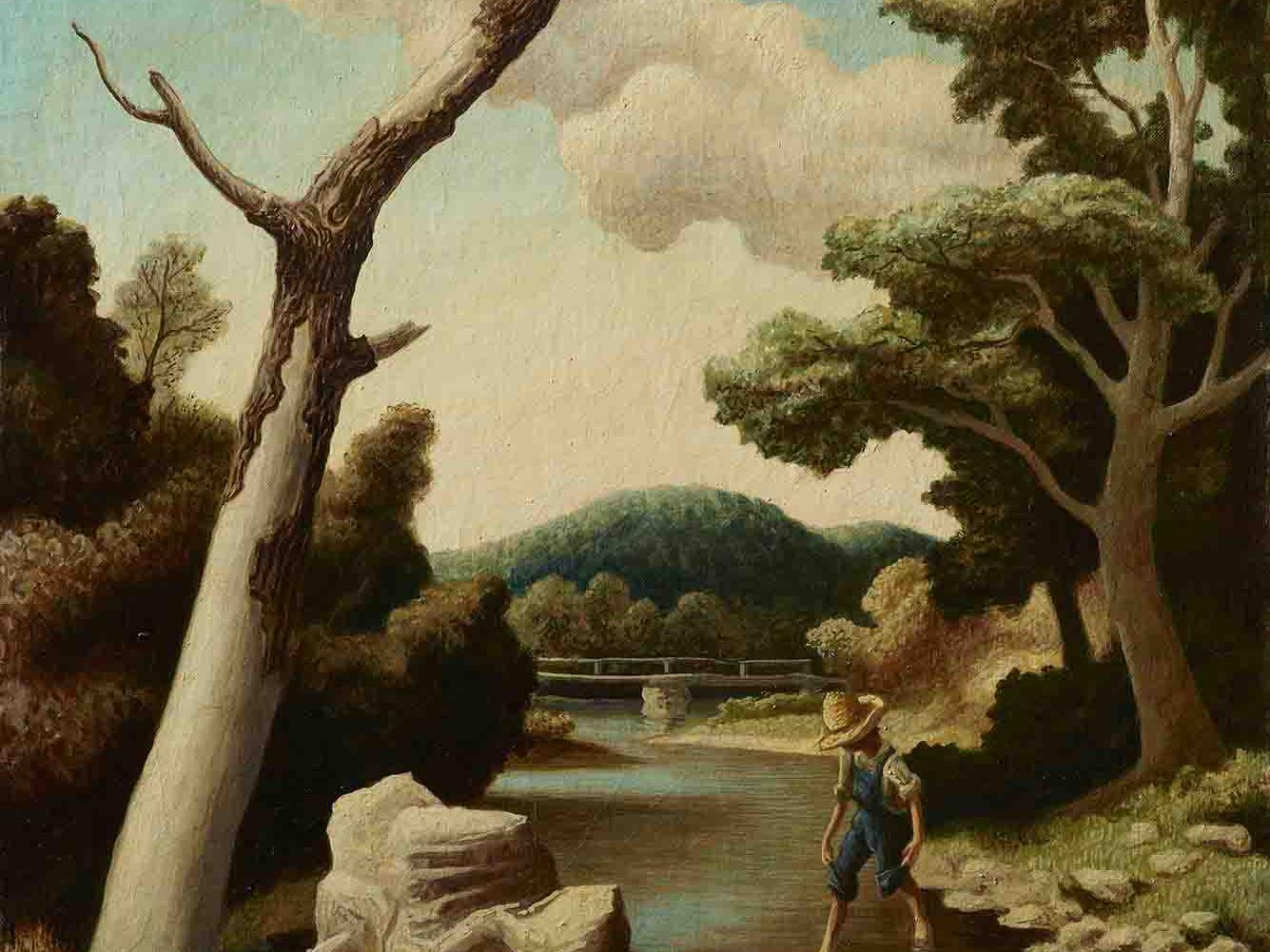 Thomas Hart Benton (American, 1889–1975), Shallow Creek, 1938–39