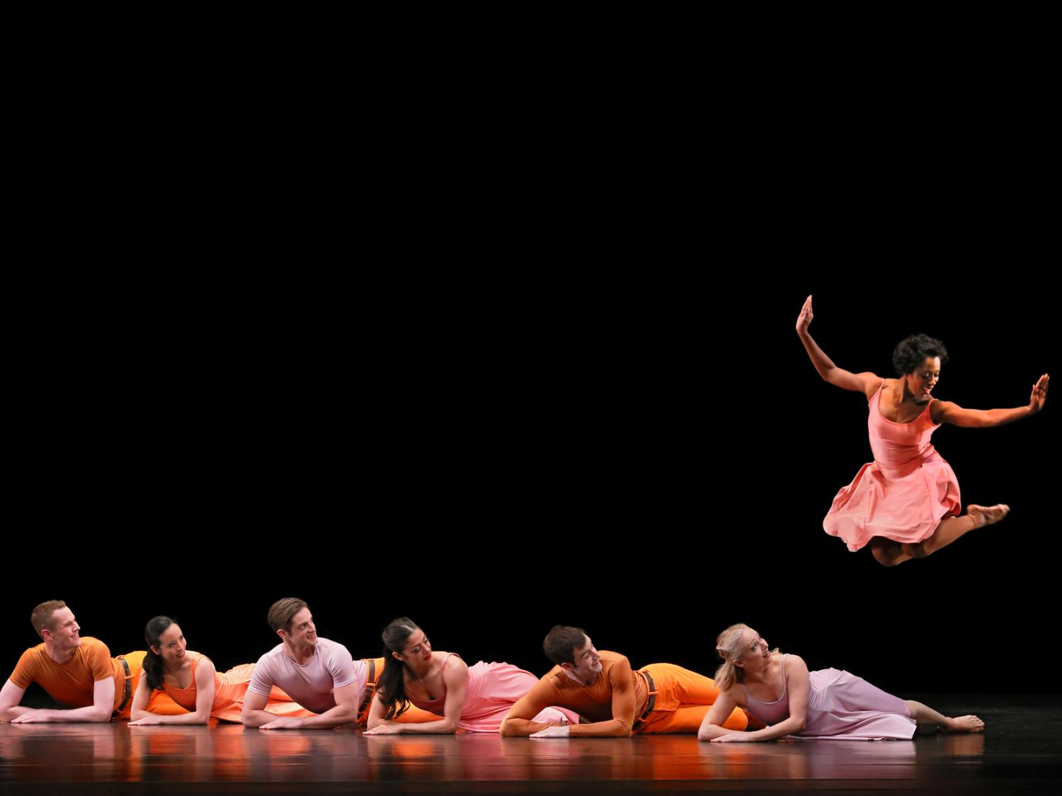 dancers on a stage