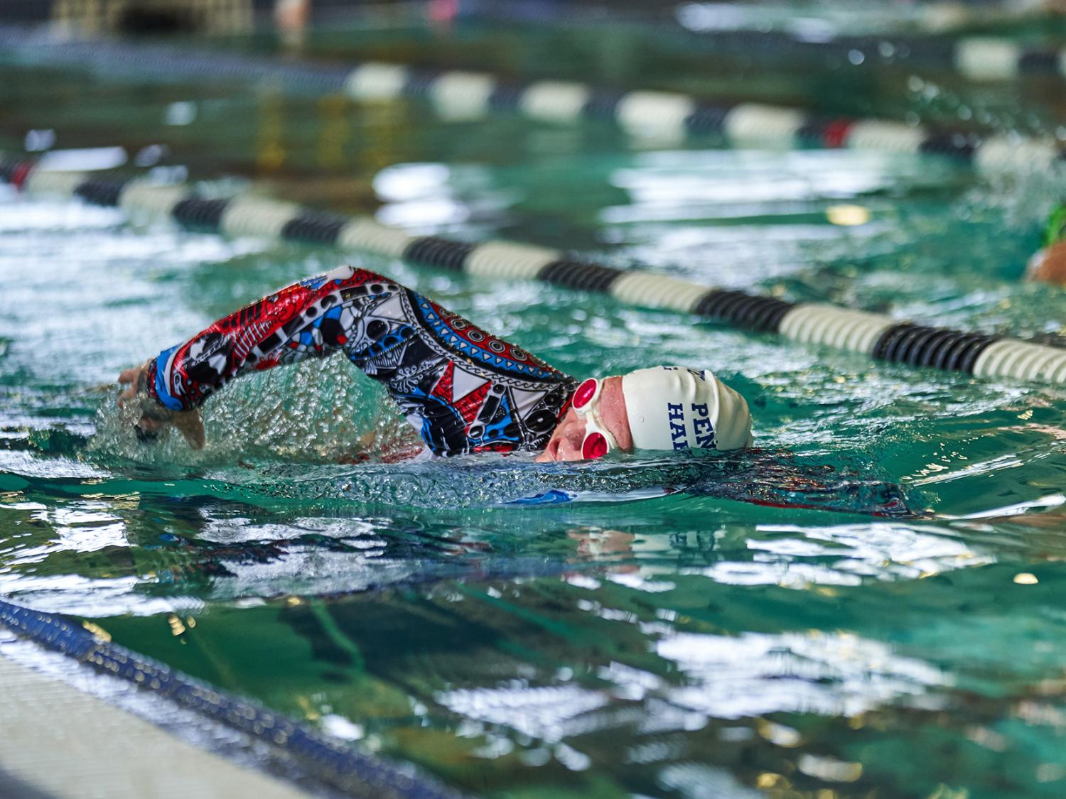 Holly McKenna swimming
