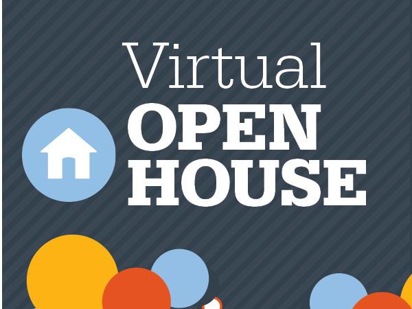 Virtual Open House, Jan 31 - Feb 11, graphic