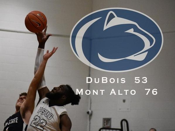 Mont Alto defeated DuBois 76-53, 