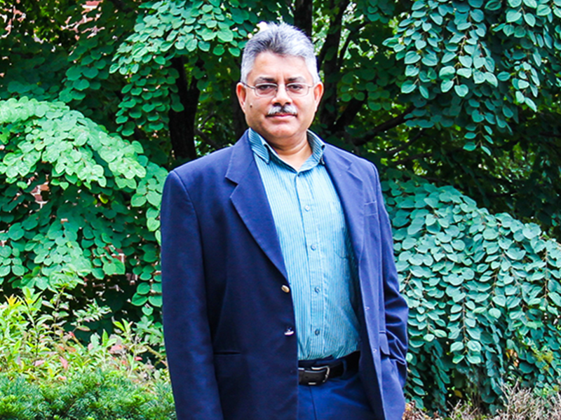 Sanjay Srinivasan outside