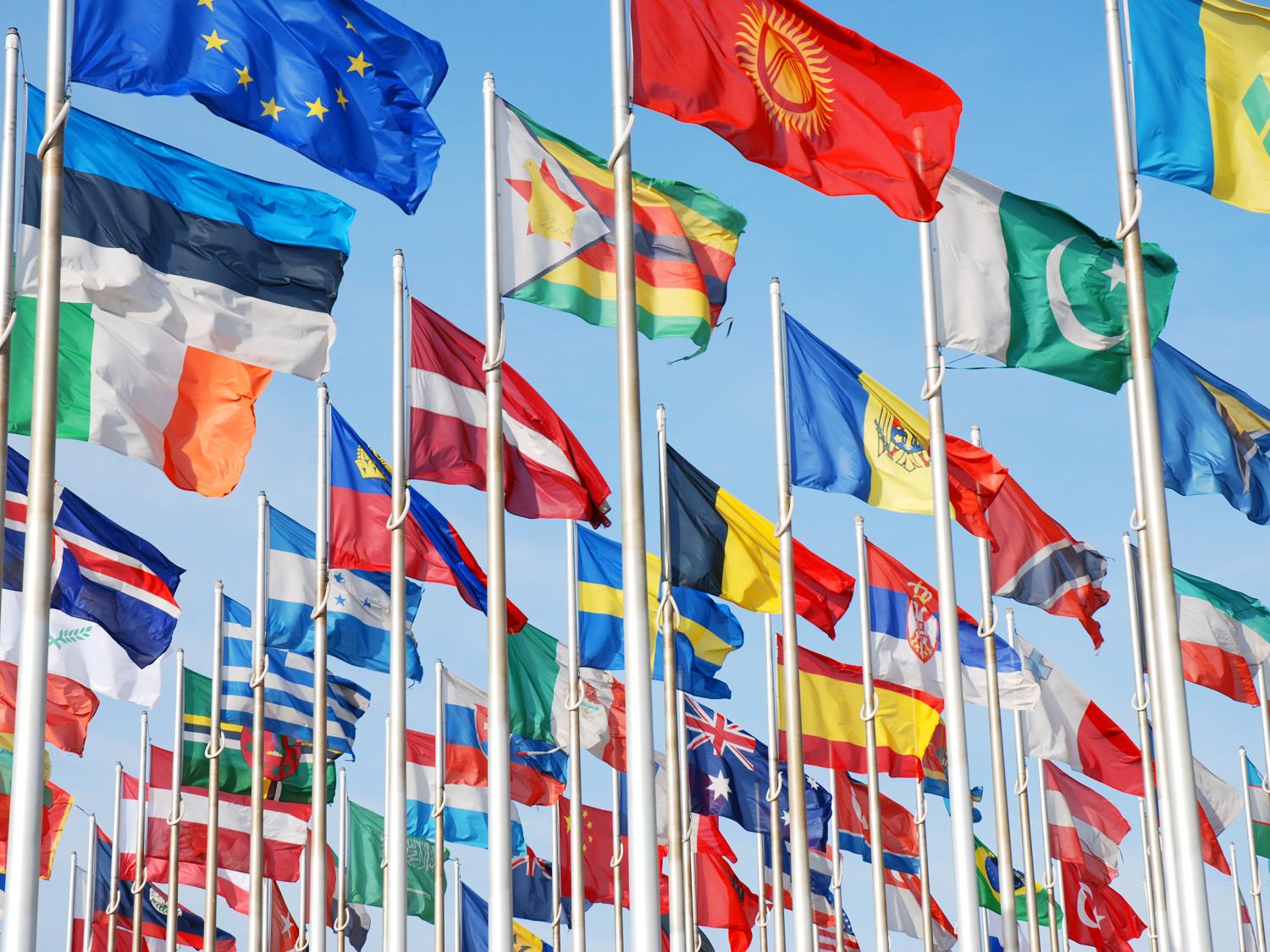 International flags