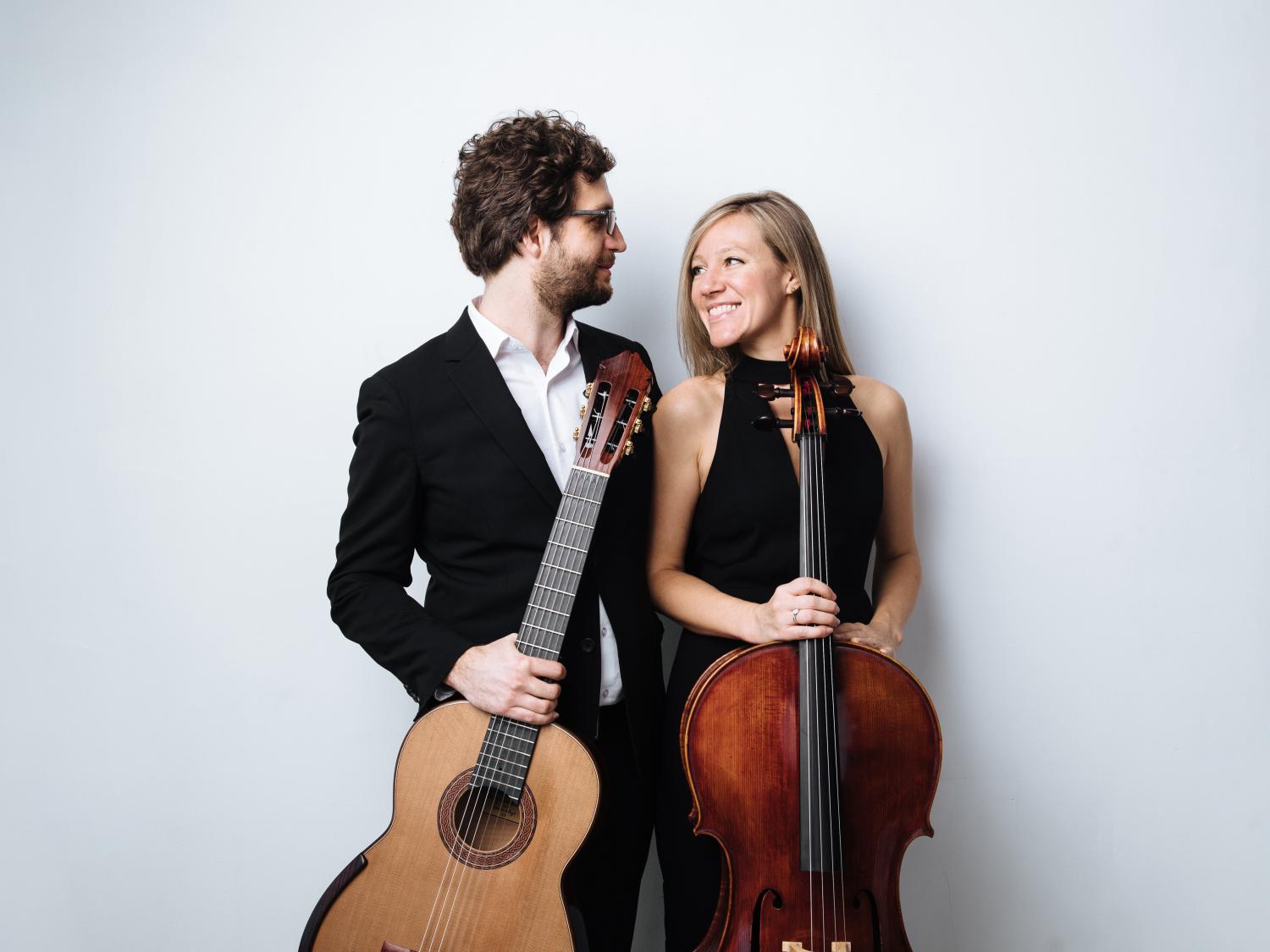 A promotional photo of the musical duo Boyd Meets Girl