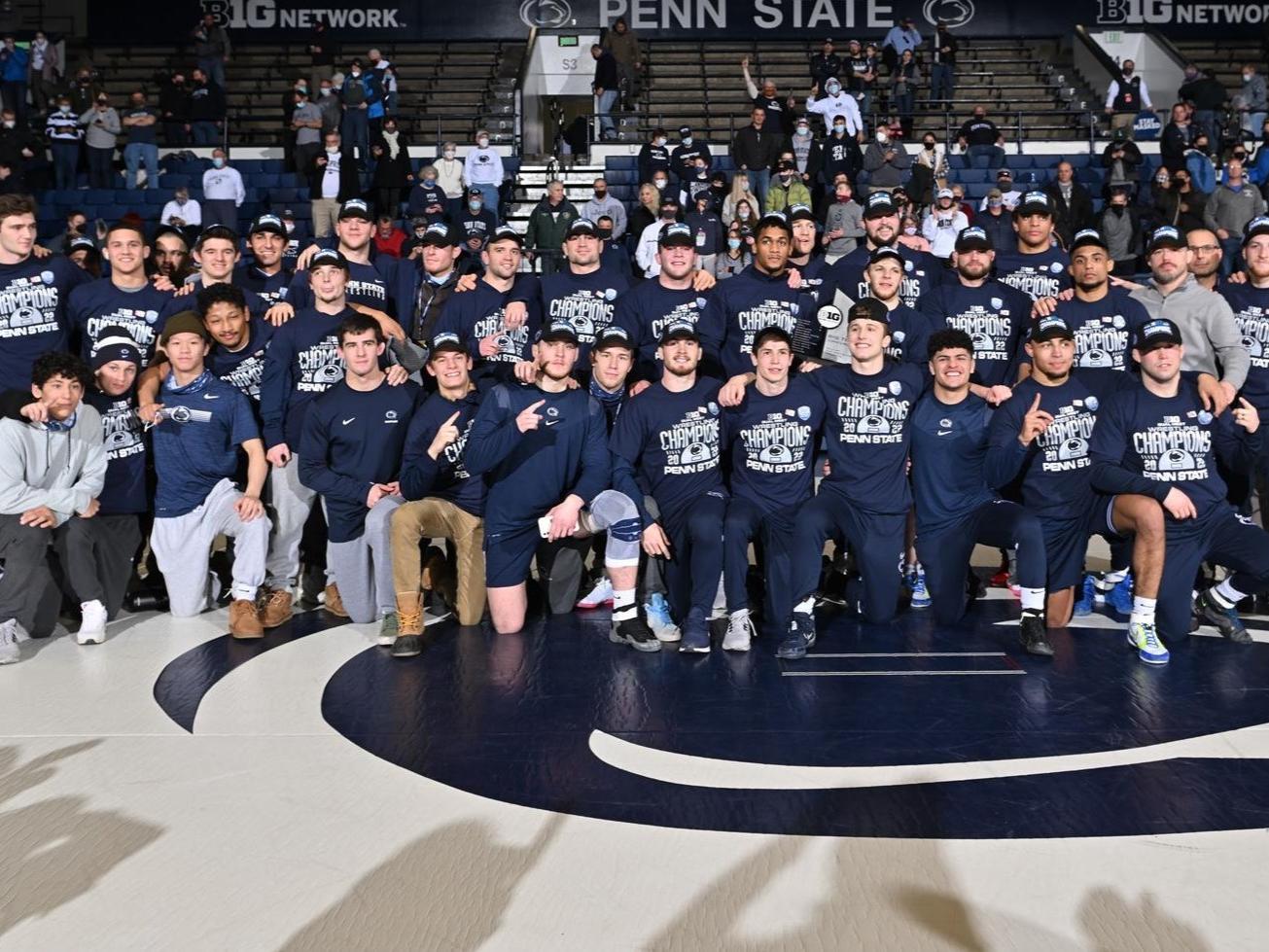 Group shot of wrestling team
